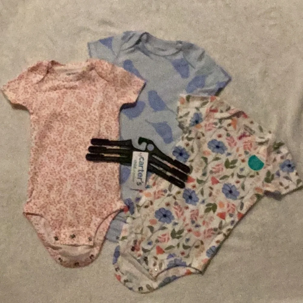 Carter's Blue and Pink Bodysuits Set for Infants - Picture 9 of 10